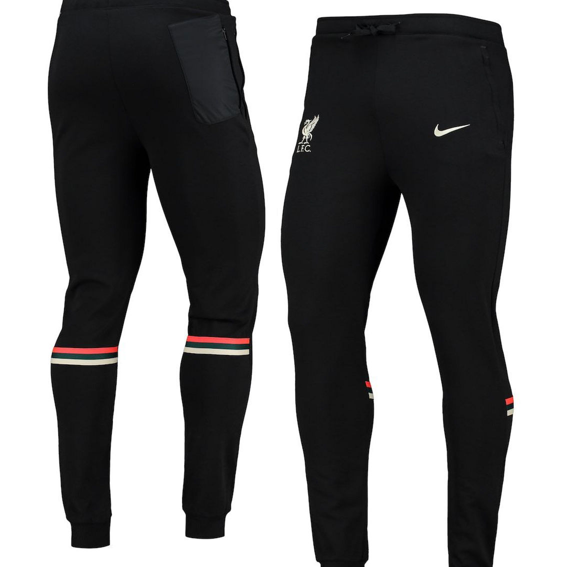 Nike Men's Black Liverpool Travel Fleece Performance Pants - Image 1 of 4