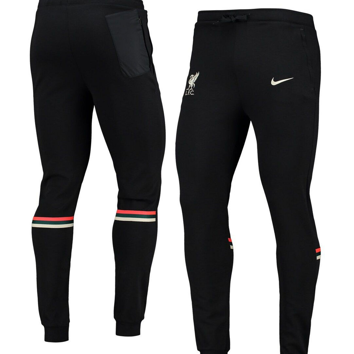 Nike Men's Black Liverpool Travel Fleece Performance Pants - Image 2 of 4