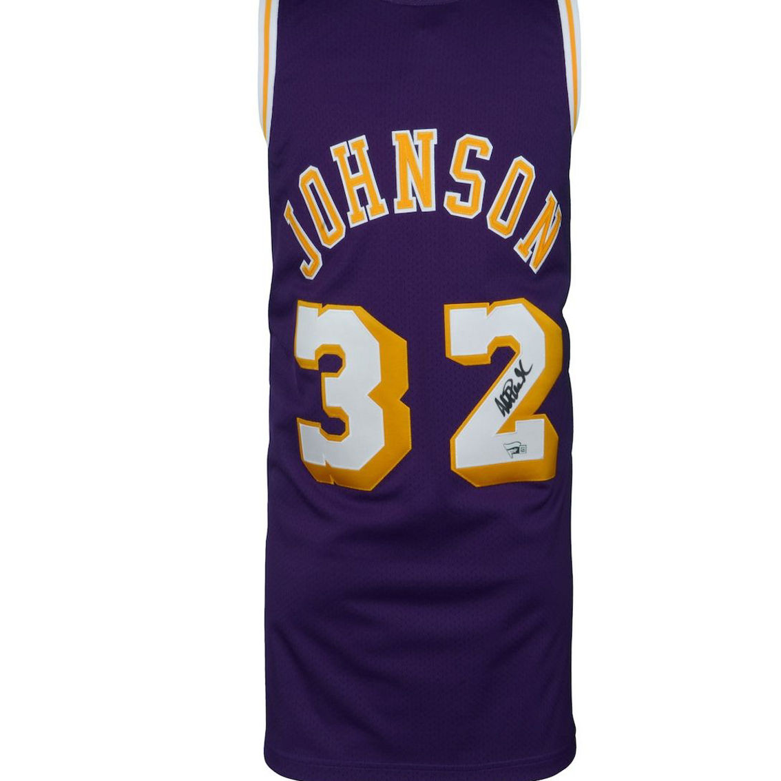 Fanatics Authentic Magic Johnson Los Angeles Lakers Autographed Purple Authentic Jersey - Image 3 of 4