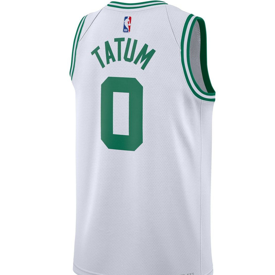 Nike Unisex Jayson Tatum White Boston Celtics 2022/23 Swingman Jersey - Association Edition - Image 4 of 4