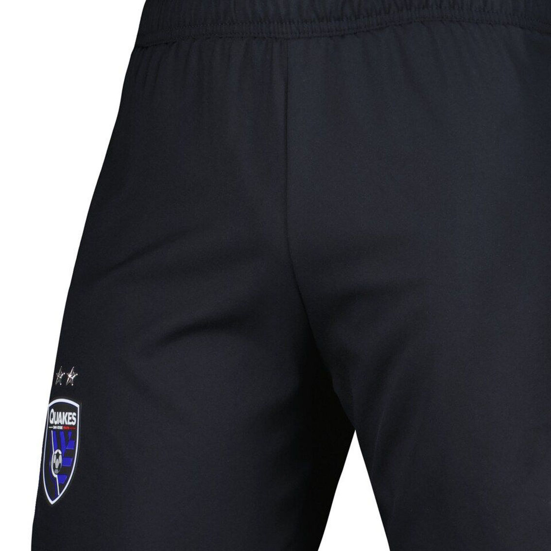 adidas Men's Black San Jose Earthquakes 2023 Away AEROREADY Authentic Shorts - Image 3 of 4