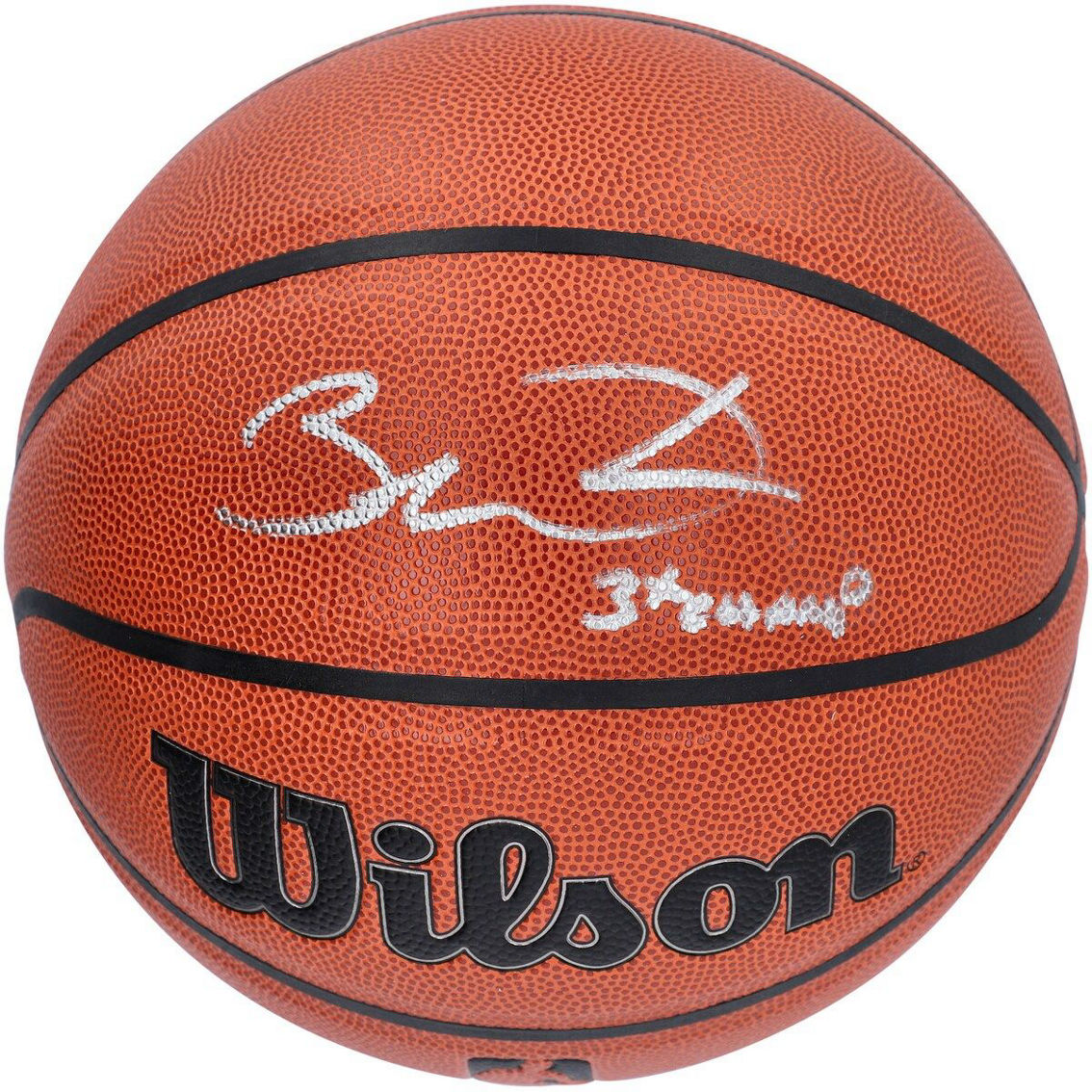 Fanatics Authentic Dwyane Wade Miami Heat Autographed Wilson Authentic Series Indoor/Outdoor Basketball with ''3X NBA CHAMP'' Inscription - Image 2 of 3