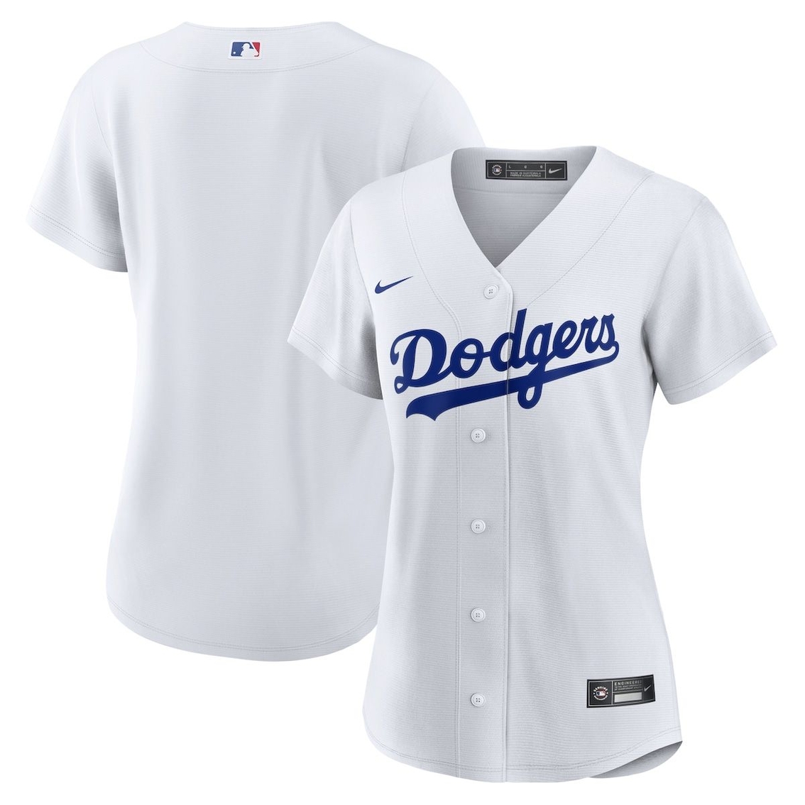 Nike Women's White Los Angeles Dodgers Home Replica Team Jersey - Image 2 of 4