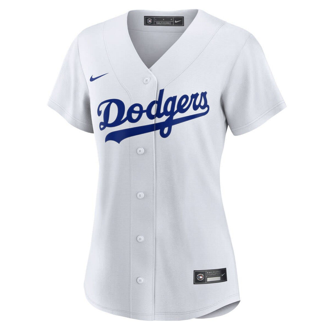 Nike Women's White Los Angeles Dodgers Home Replica Team Jersey - Image 3 of 4