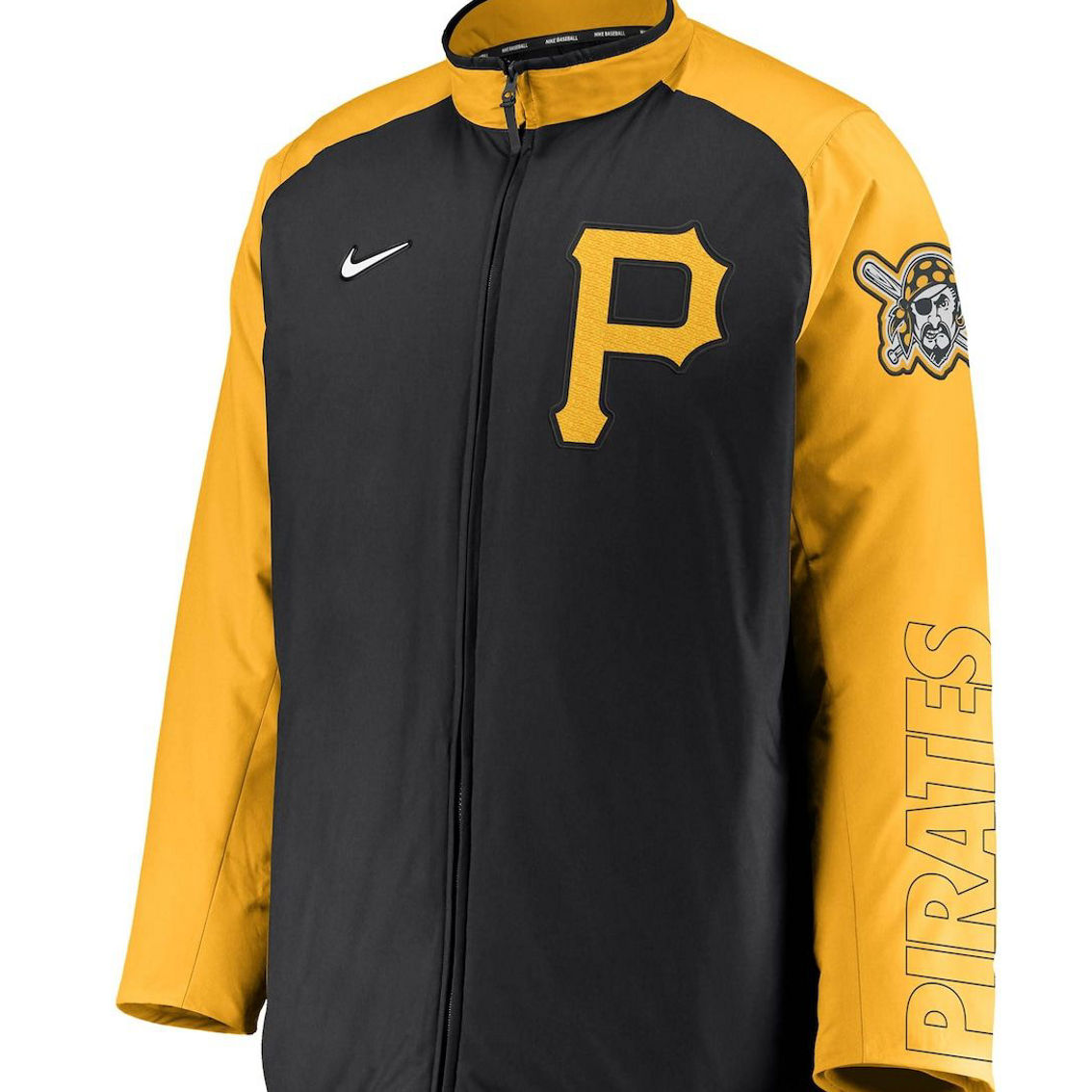 Nike Men's Black Pittsburgh Pirates Authentic Collection Dugout Full-Zip Jacket - Image 3 of 4