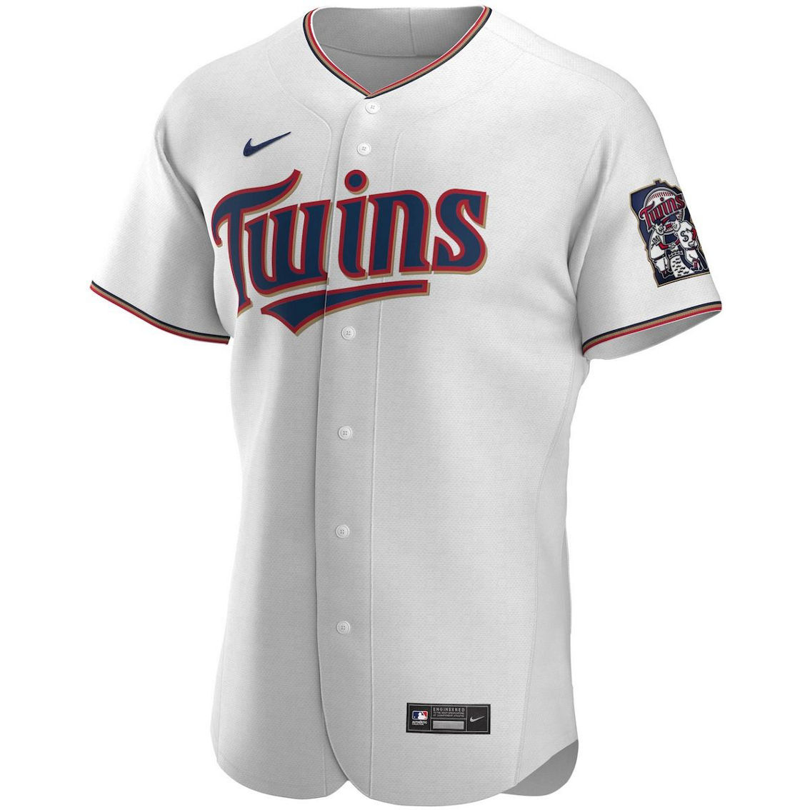 Nike Men's Miguel Sano White Minnesota Twins Home Authentic Player Jersey - Image 3 of 4