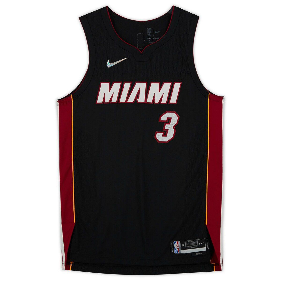 Fanatics Authentic Dwyane Wade Miami Heat Autographed 2021-22 Diamond Authentic Jersey - Image 4 of 4