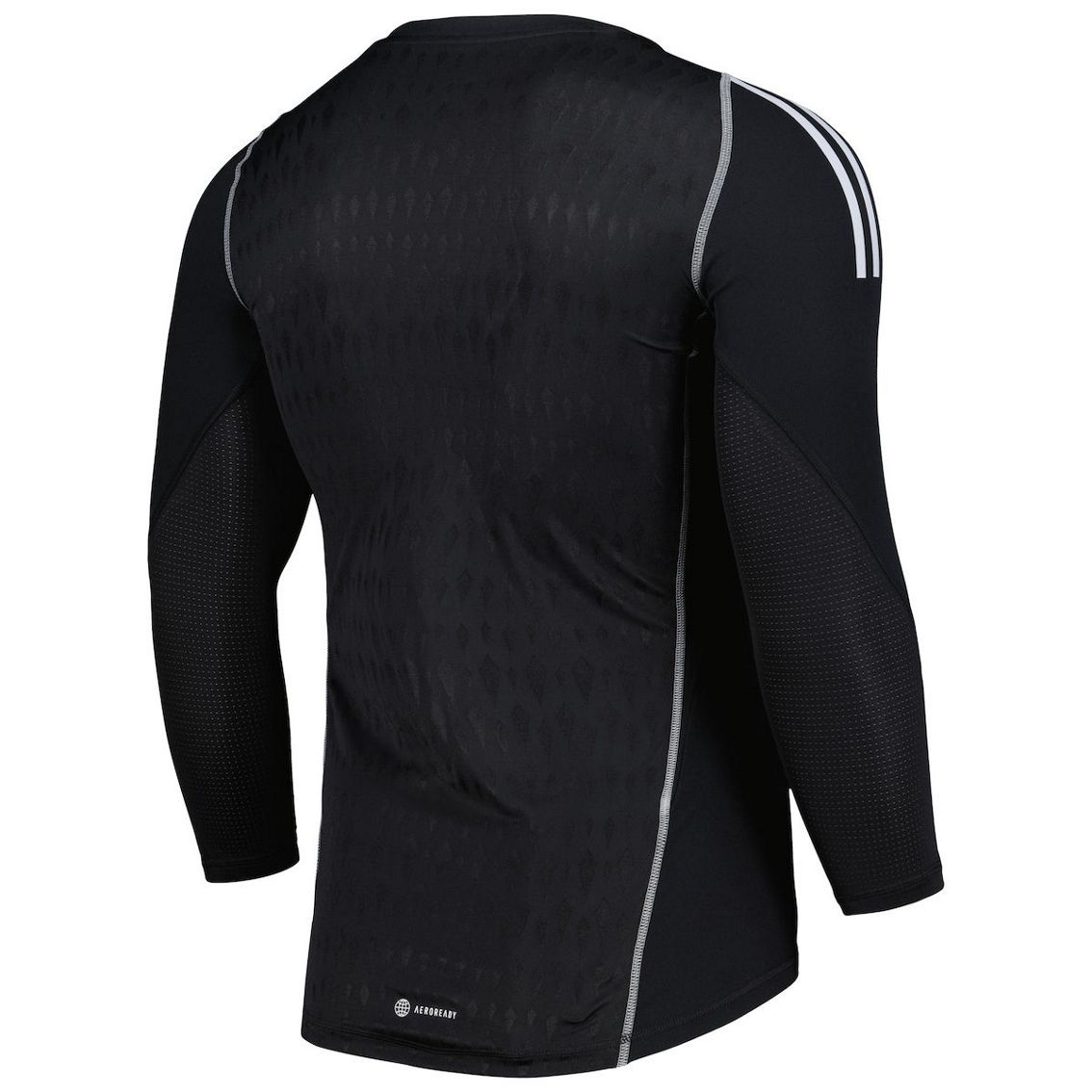 adidas Men's Black San Jose Earthquakes 2023 Goalkeeper Long Sleeve Replica Jersey - Image 4 of 4