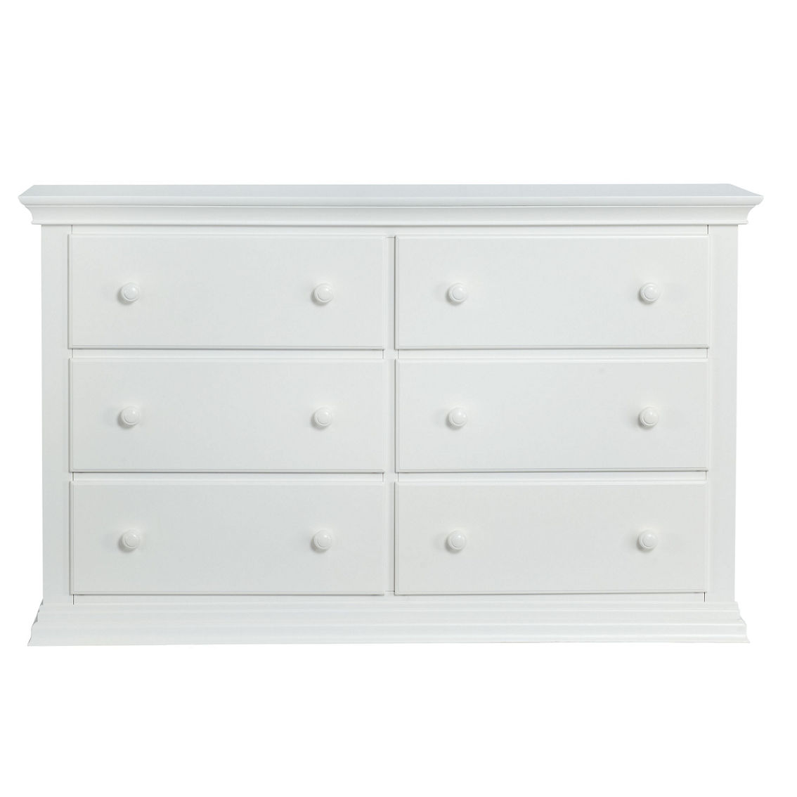 Suite Bebe Connelly Universal 6 Drawer Double Dresser White - Image 2 of 5