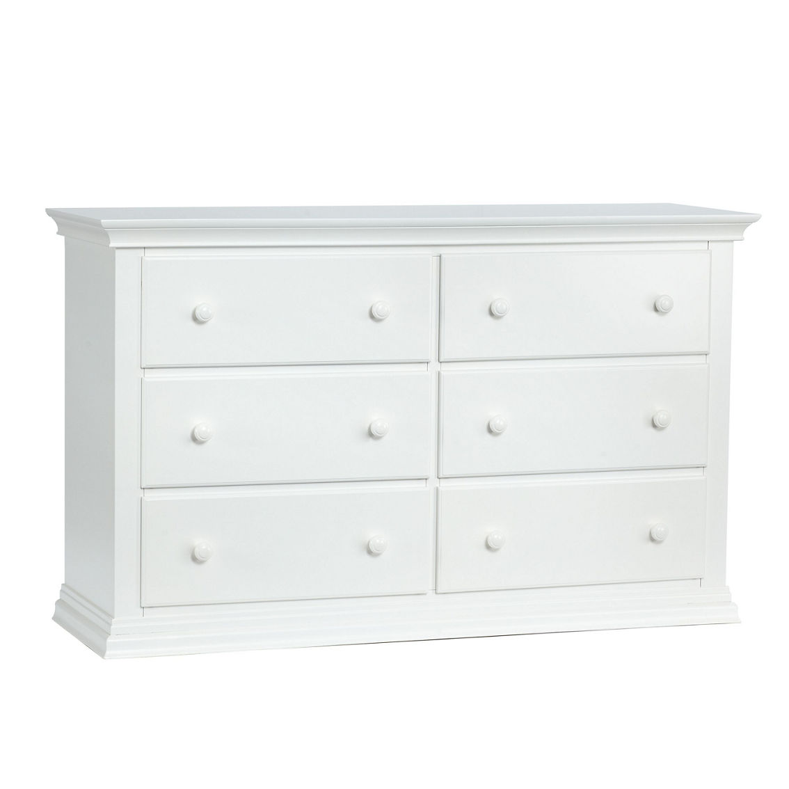 Suite Bebe Connelly Universal 6 Drawer Double Dresser White - Image 3 of 5