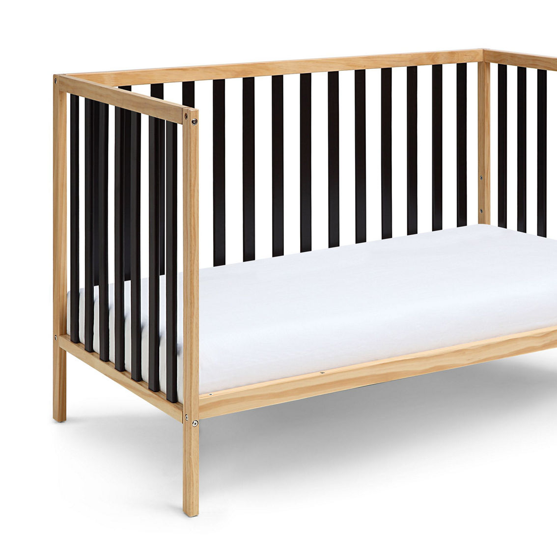 Baby Cache Deux Remi 3-in-1 Convertible Island Crib Natural/Black - Image 5 of 5