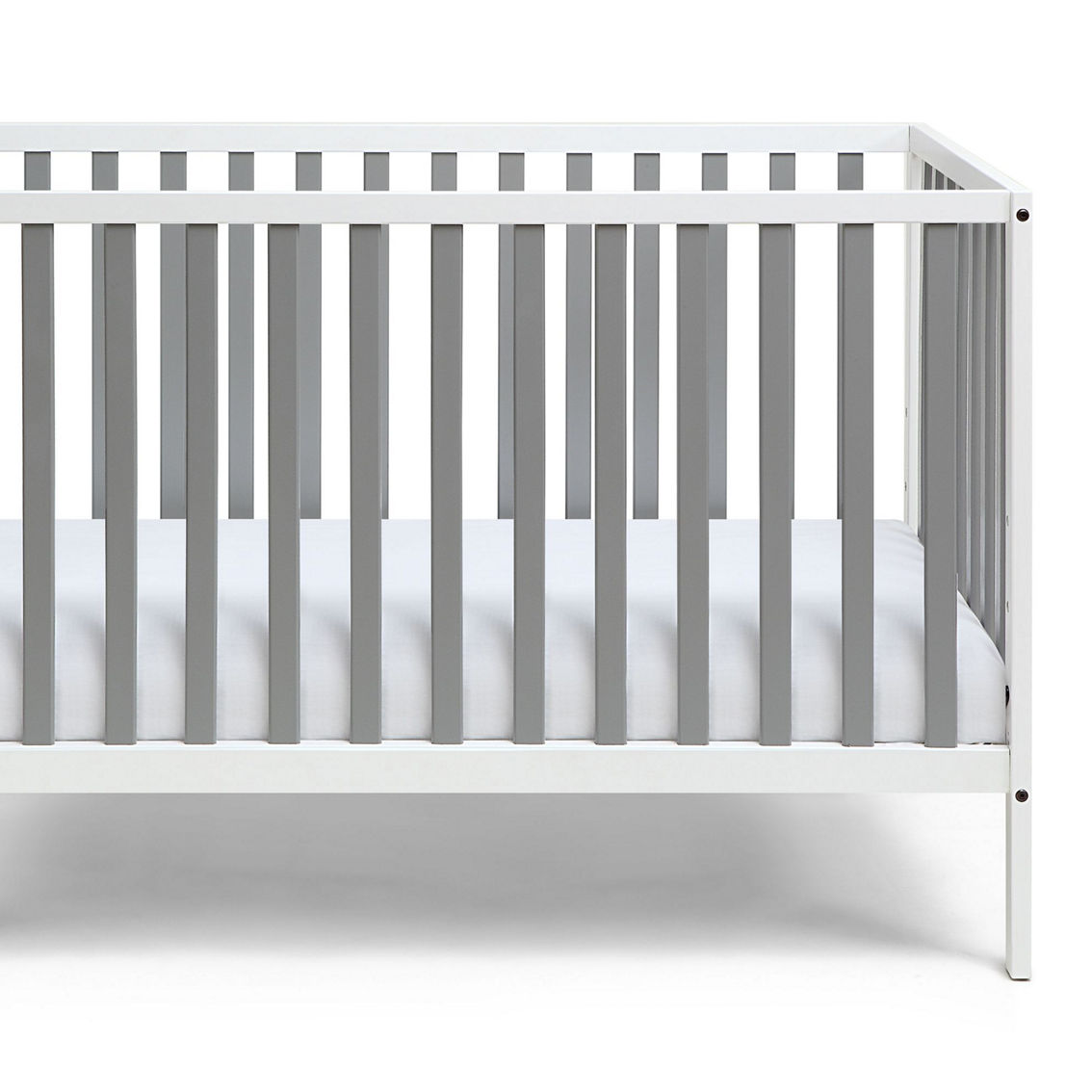 Baby Cache Deux Remi 3-in-1 Convertible Island Crib White/Gray - Image 2 of 5