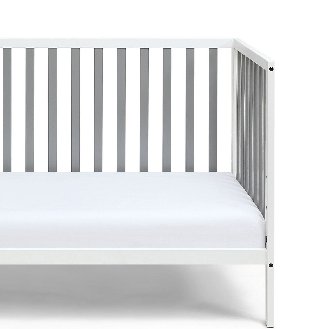 Baby Cache Deux Remi 3-in-1 Convertible Island Crib White/Gray - Image 5 of 5