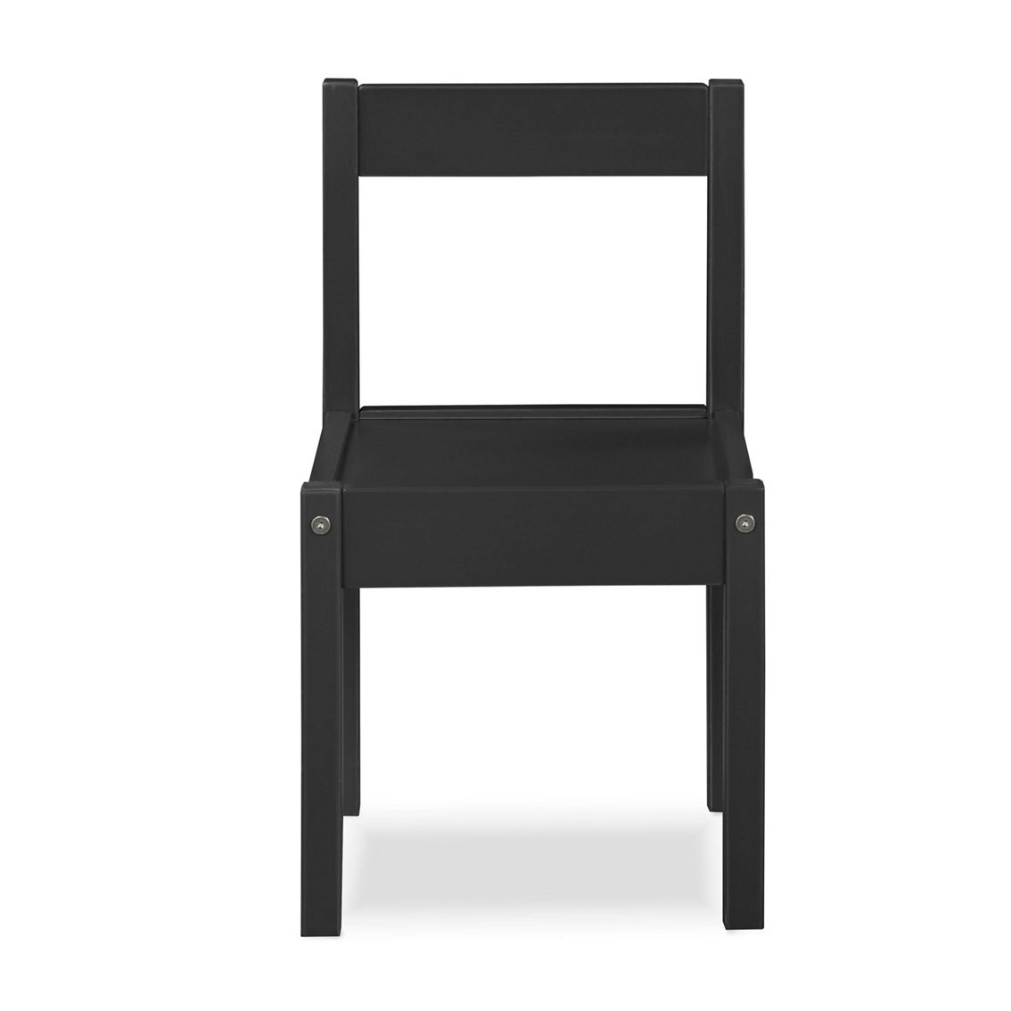 Olive & Opie Gibson 3-Piece Dry Erase Kids Table & Chair Set, Black - Image 3 of 5