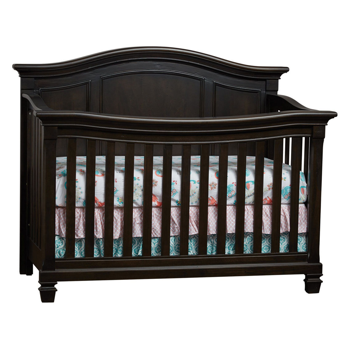 Baby Cache Glendale 4-in-1 Convertible Crib Charcoal Brown - Image 2 of 5