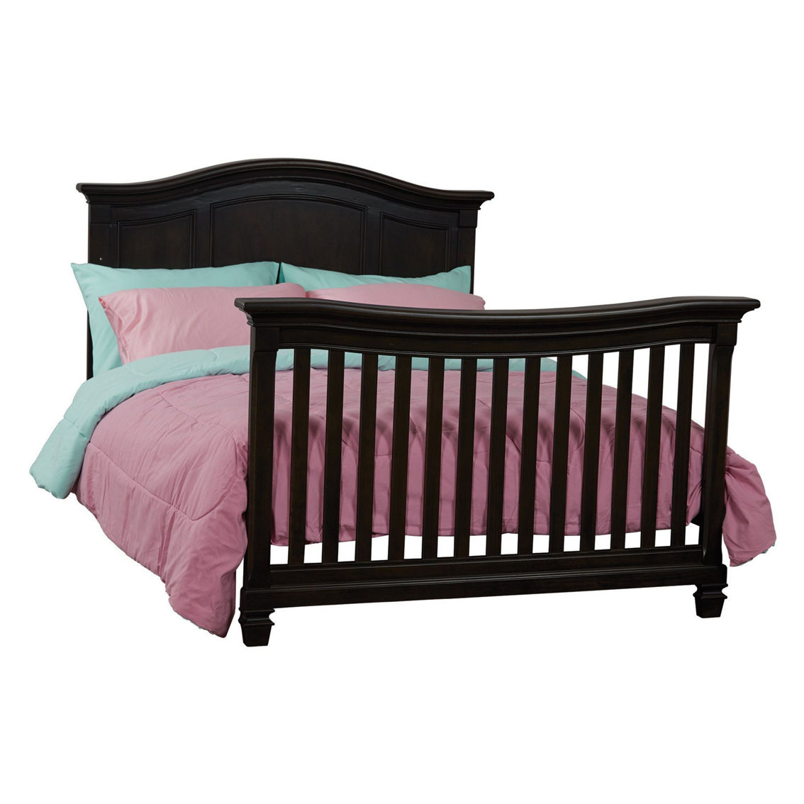 Baby Cache Glendale 4-in-1 Convertible Crib Charcoal Brown - Image 5 of 5