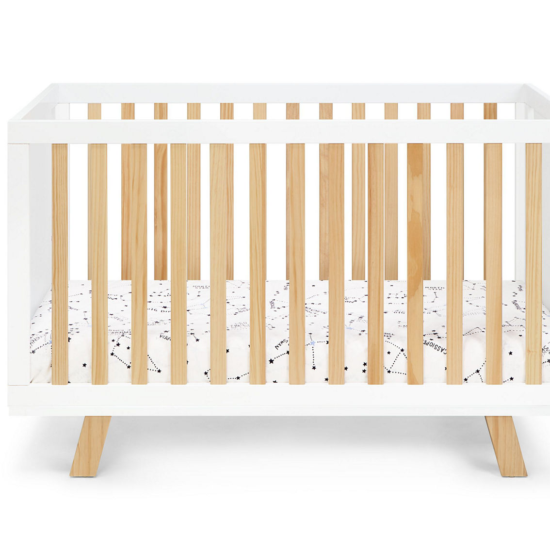 Suite Bebe Livia 3-in-1 Convertible Island Crib White/Natural - Image 2 of 5