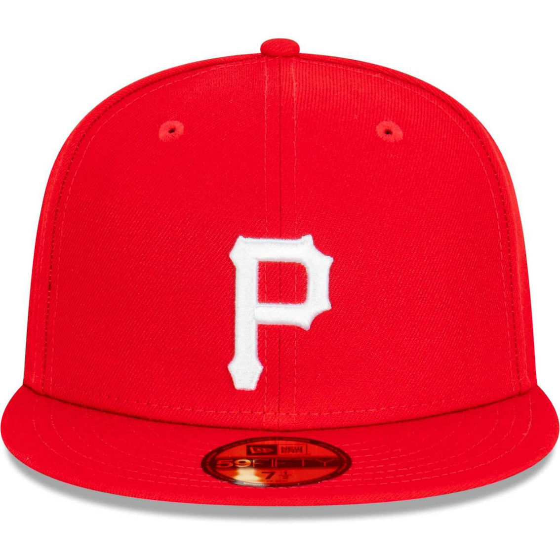 New Era Men's Red Pittsburgh Pirates Sidepatch 59FIFTY Fitted Hat - Image 3 of 4