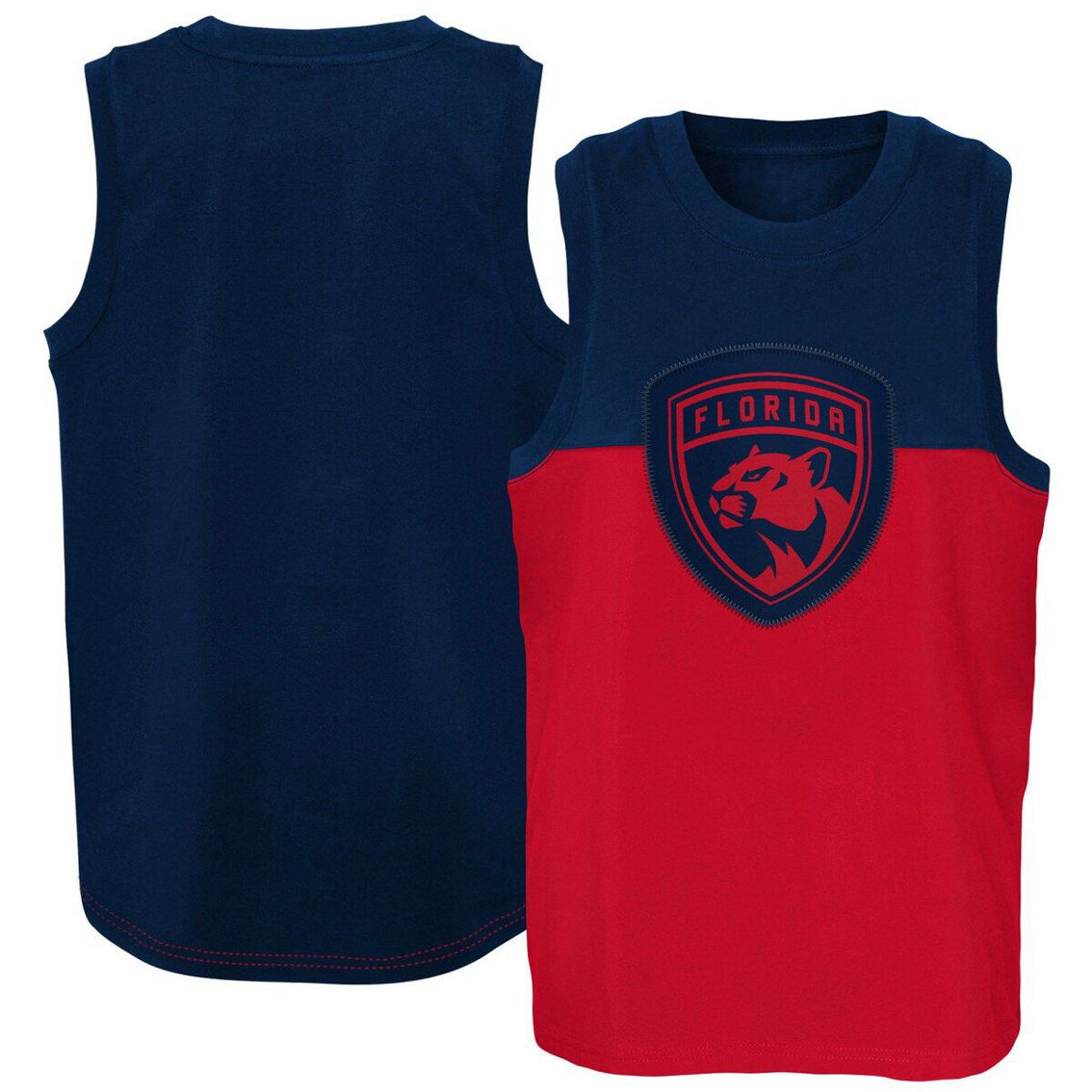 Outerstuff Youth Red/Navy Florida Panthers Revitalize Tank Top - Image 2 of 4