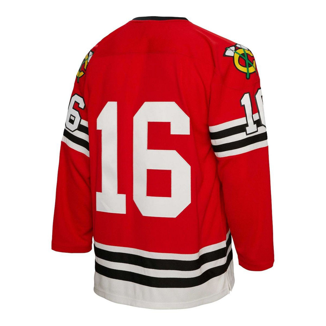 Mitchell & Ness Men's Bobby Hull Red Chicago Blackhawks 1960/61 Blue Line Player Jersey - Image 4 of 4