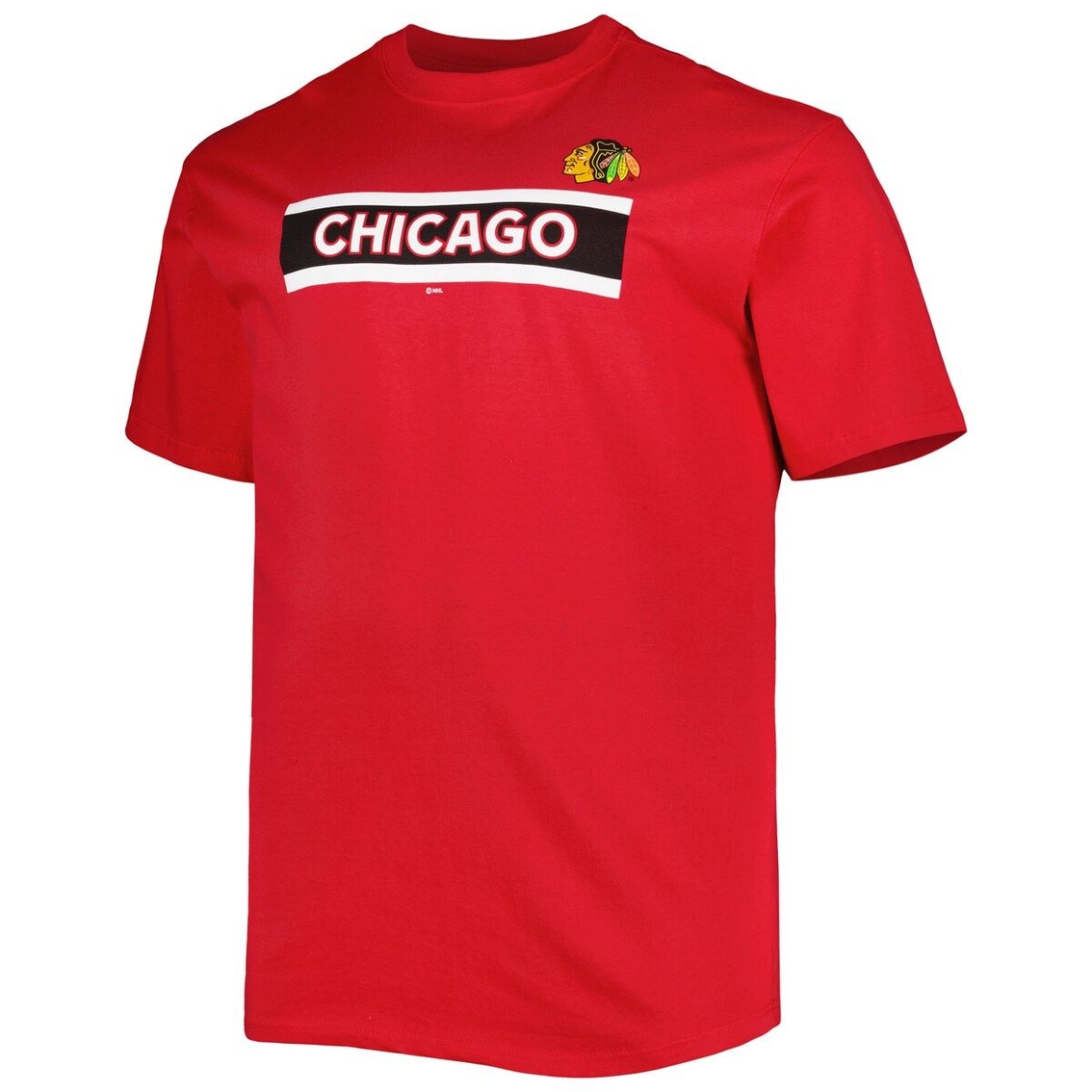 Fanatics Branded Men's Red Chicago Blackhawks Big & Tall Special Edition 2.0 T-Shirt - Image 3 of 4