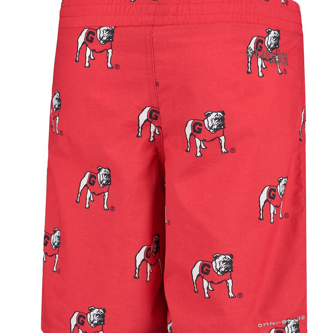 Columbia Youth Red Georgia Bulldogs Backcast Printed Omni-Shade Shorts - Image 4 of 4