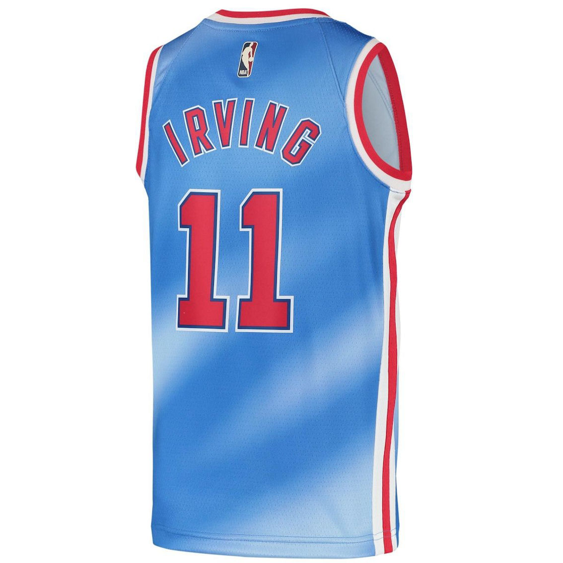 Nike Youth Kyrie Irving Light Blue Brooklyn Nets 2020/21 Jersey - Classic Edition - Image 4 of 4