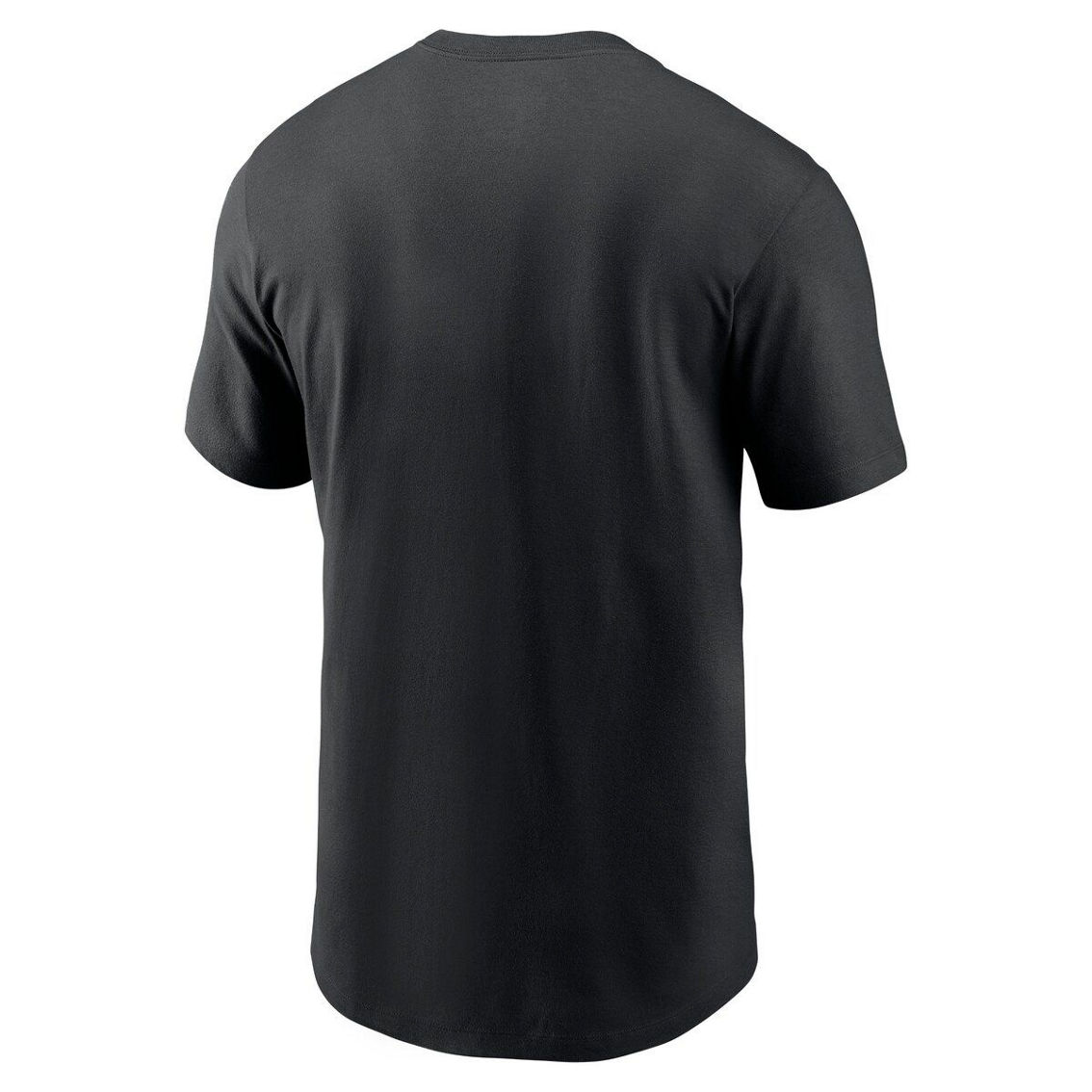 Nike Men's Black Atlanta Braves Camo Logo T-Shirt - Image 4 of 4