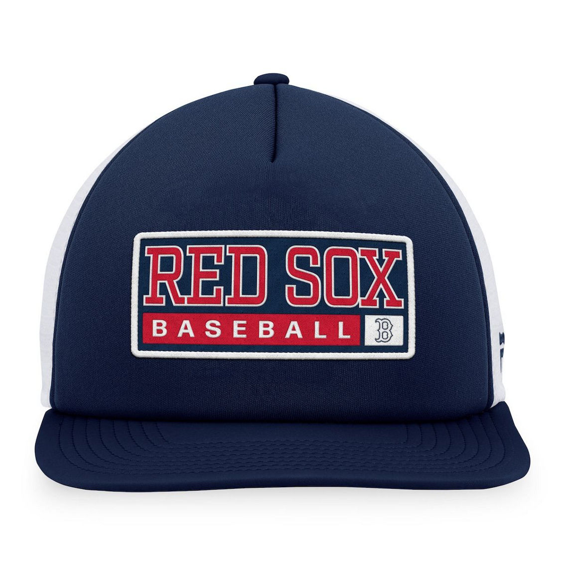 Majestic Men's Navy/White Boston Red Sox Foam Trucker Snapback Hat - Image 3 of 4