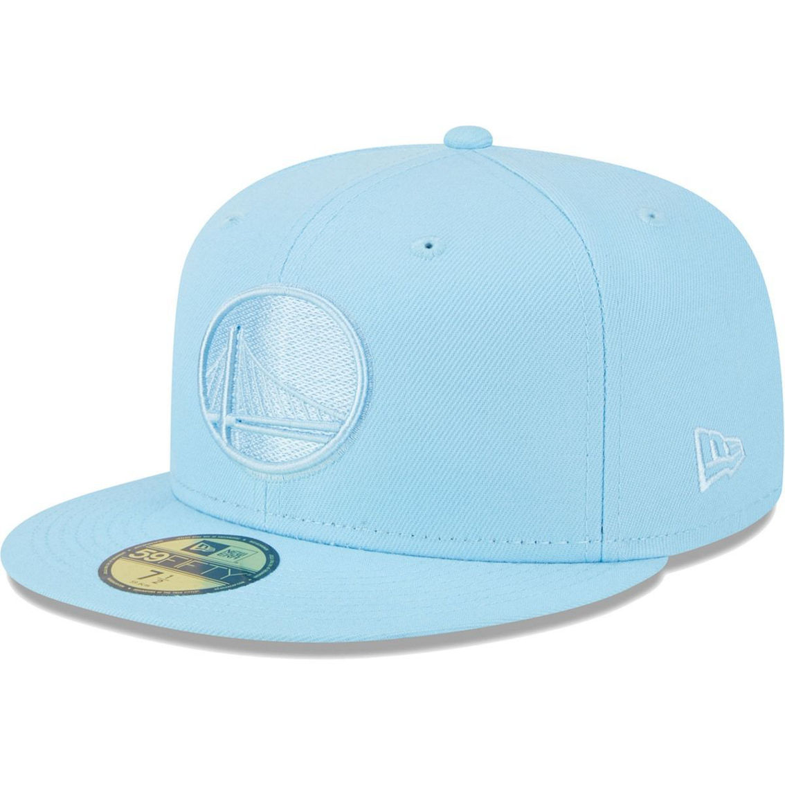 New Era Men's Powder Blue Golden State Warriors Spring Color Pack 59FIFTY Fitted Hat - Image 2 of 4