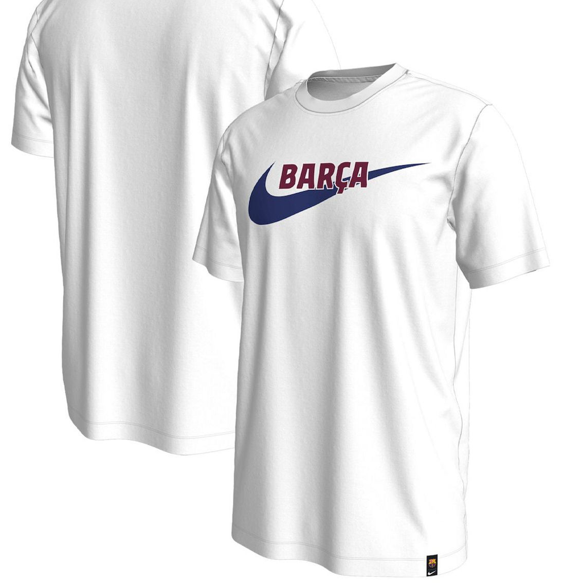 Nike Men's White Barcelona Swoosh T-Shirt - Image 2 of 4