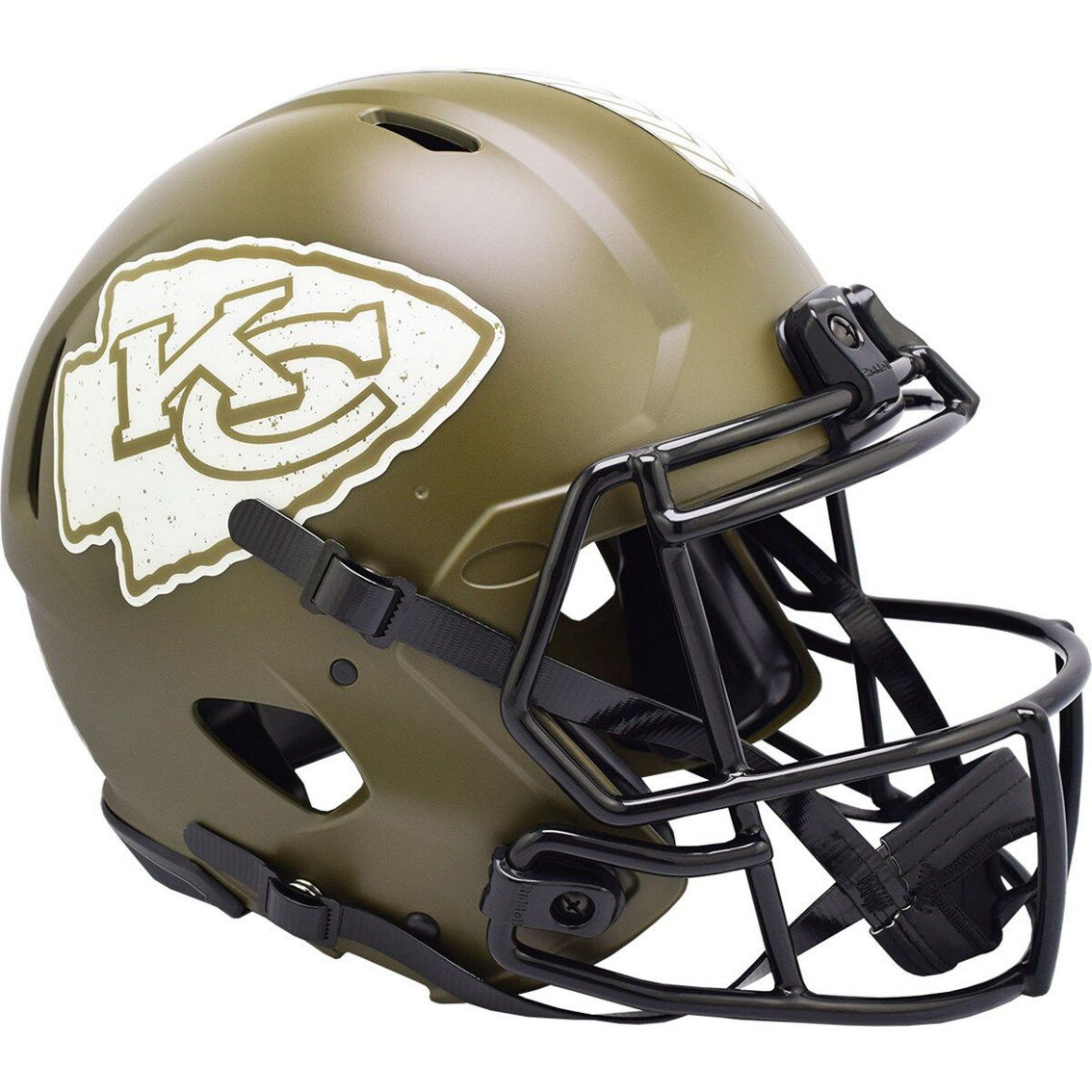 Riddell Riddell Kansas City Chiefs 2022 Salute To Service Speed Authentic Helmet - Image 2 of 2