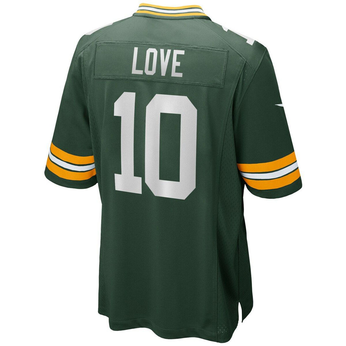 Nike Men's Jordan Love Green Green Bay Packers Player Game Jersey - Image 4 of 4