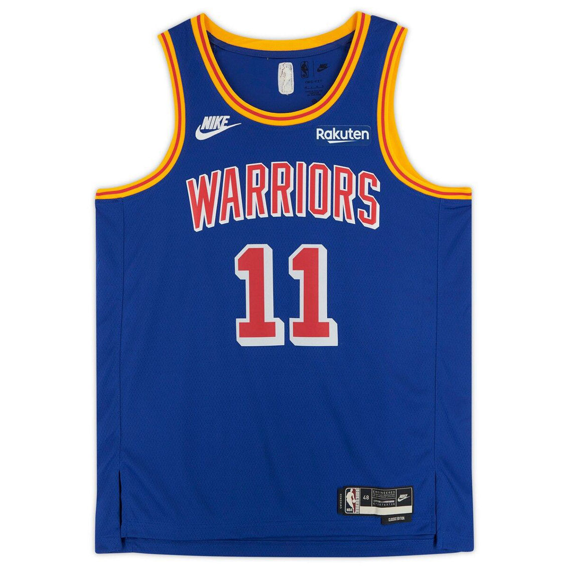 Fanatics Authentic Klay Thompson Royal Golden State Warriors Autographed 2021/22 Year 0 Swingman Jersey - Image 4 of 4