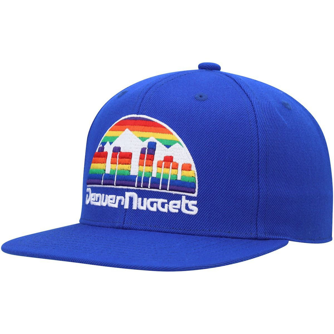 Mitchell & Ness Men's Royal Denver Nuggets Hardwood Classics MVP Team Ground 2.0 Fitted Hat - Image 2 of 4