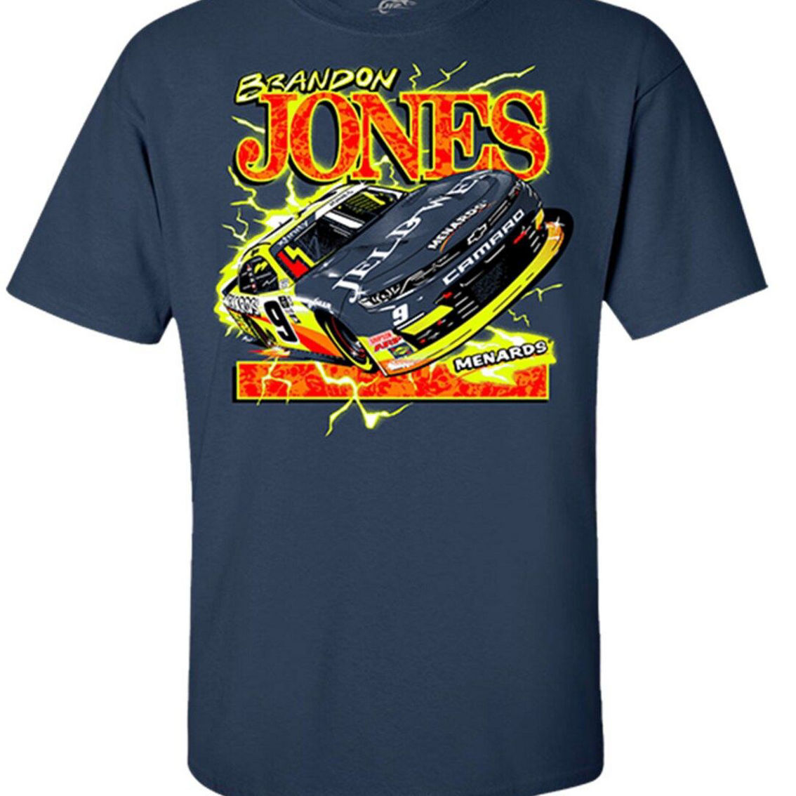 JR Motorsports Official Team Apparel Men's JR Motorsports Official Team Apparel Navy Brandon Jones Car T-Shirt - Image 3 of 4