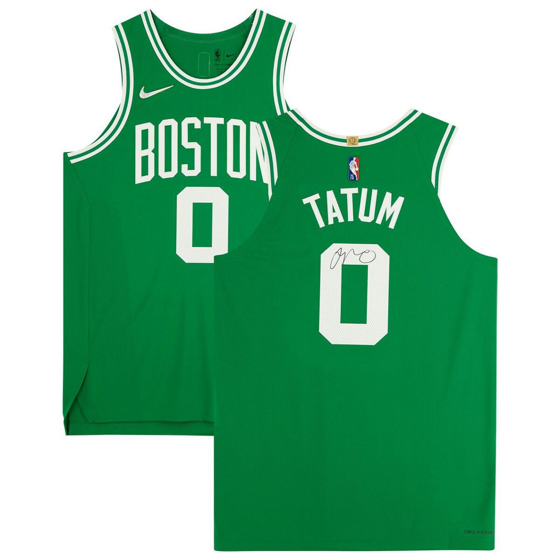 Fanatics Authentic Jayson Tatum Boston Celtics Autographed Green Authentic Jersey