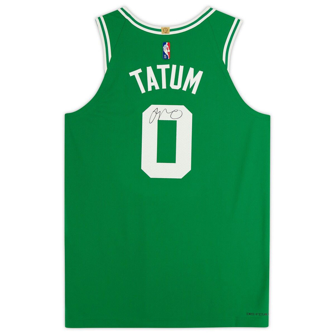 Fanatics Authentic Jayson Tatum Boston Celtics Autographed Green Authentic Jersey - Image 3 of 4