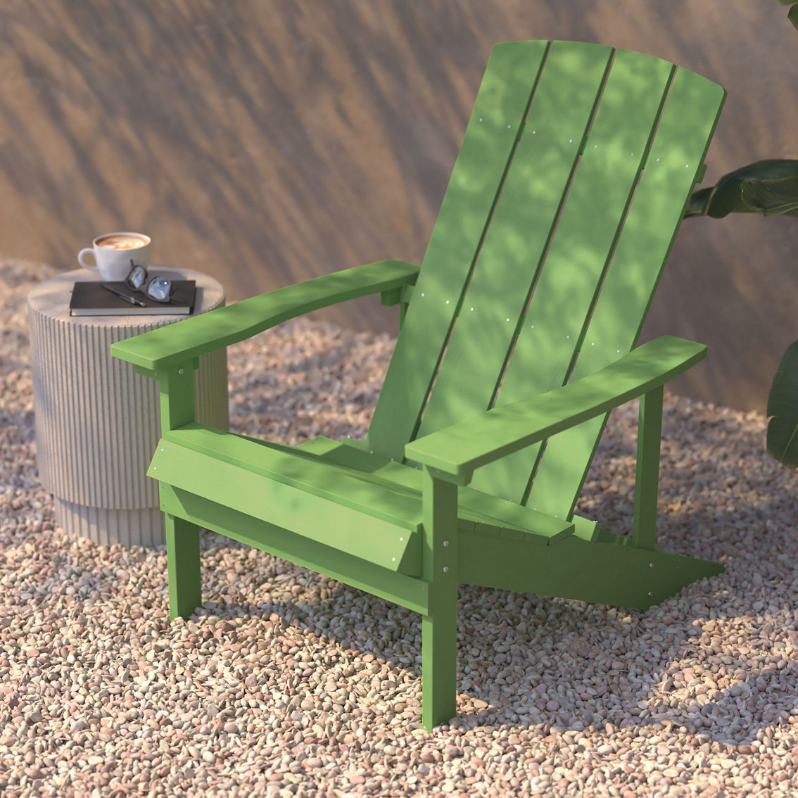 Flash Furniture 4 Pk Poly Resin Adirondack Chair - Image 2 of 5