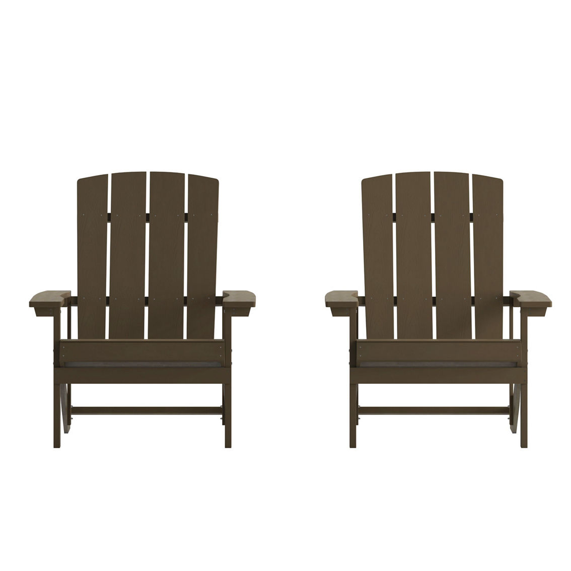 Flash Furniture 2 Pk Poly Resin Adirondack Chair - Image 5 of 5