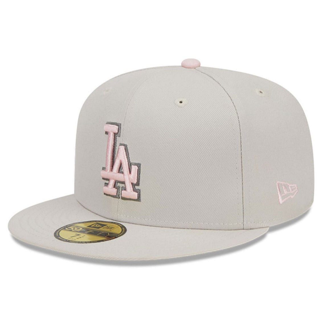 New Era Men's Khaki Los Angeles Dodgers 2023 Mother's Day On-Field 59FIFTY Fitted Hat - Image 4 of 4