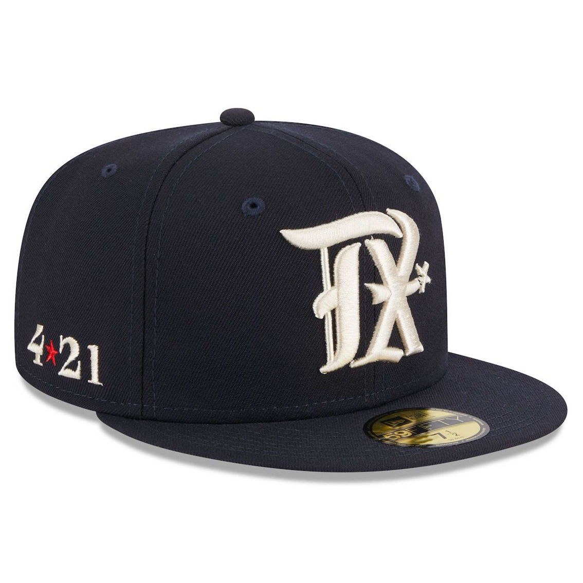 New Era Men's Navy Texas Rangers 2023 City Connect 59FIFTY Fitted Hat - Image 2 of 4