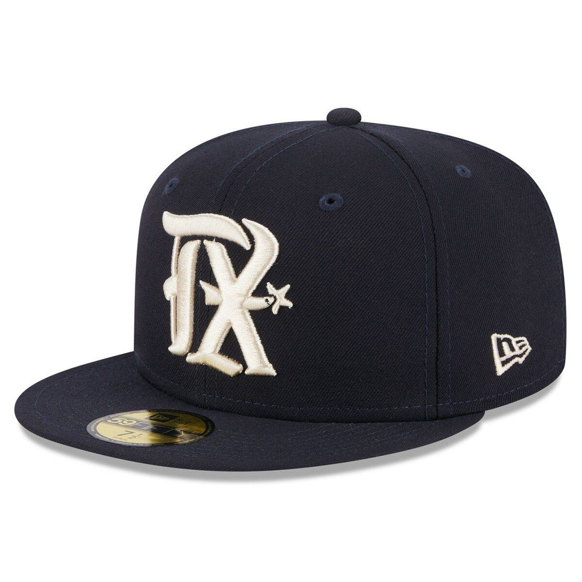New Era Men's Navy Texas Rangers 2023 City Connect 59FIFTY Fitted Hat - Image 4 of 4