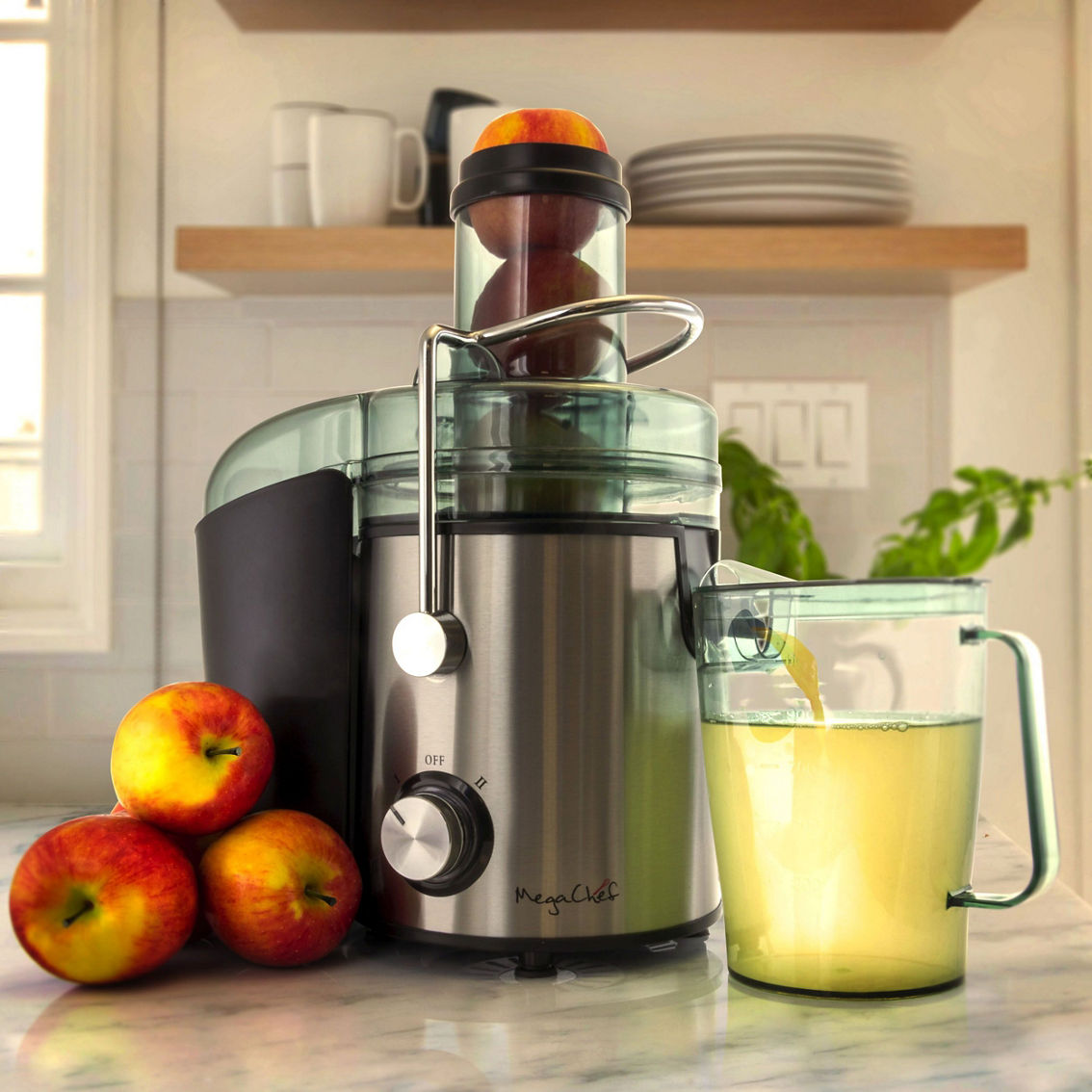 MegaChef Wide Mouth Juice Extractor, Juice Machine with Dual Speed Centrifugal J - Image 5 of 5
