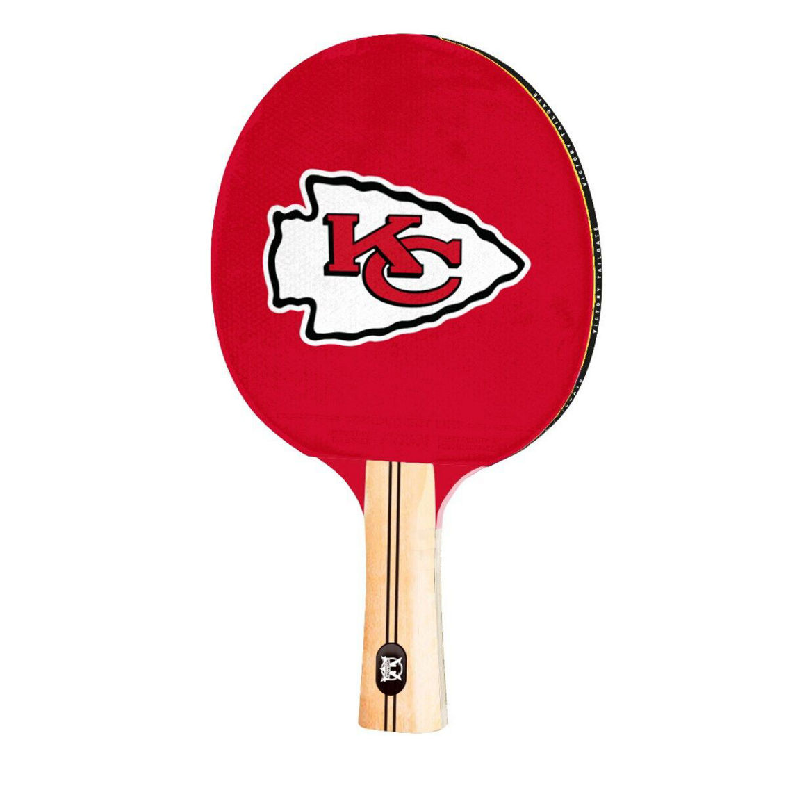 Victory Tailgate Kansas City Chiefs Logo Table Tennis Paddle - Image 2 of 2