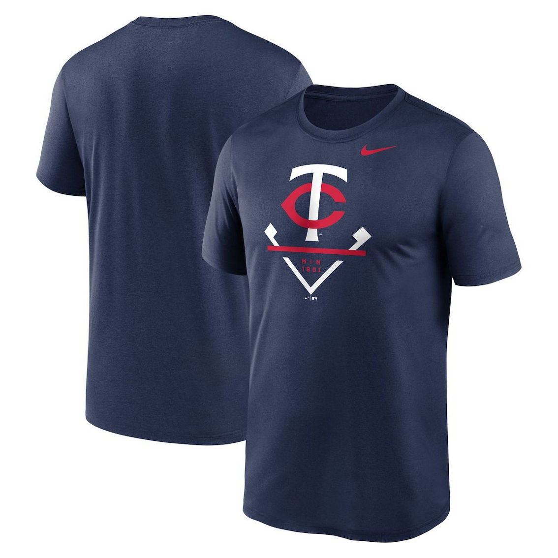 Nike Men's Navy Minnesota Twins Icon Legend T-Shirt - Image 2 of 4