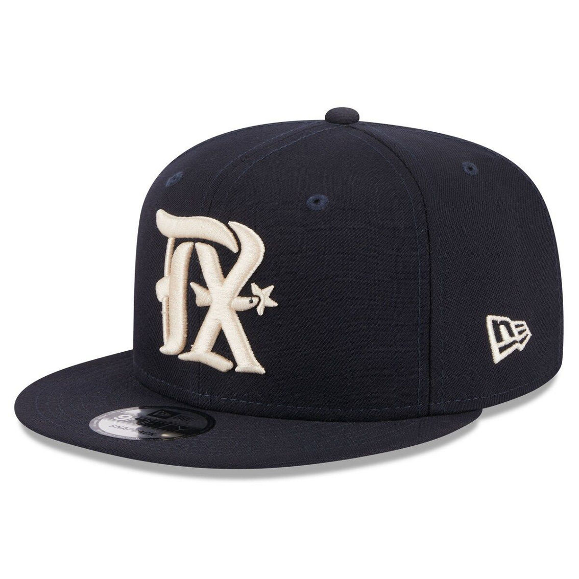 New Era Youth Navy Texas Rangers 2023 City Connect 9FIFTY Snapback Adjustable Hat - Image 4 of 4