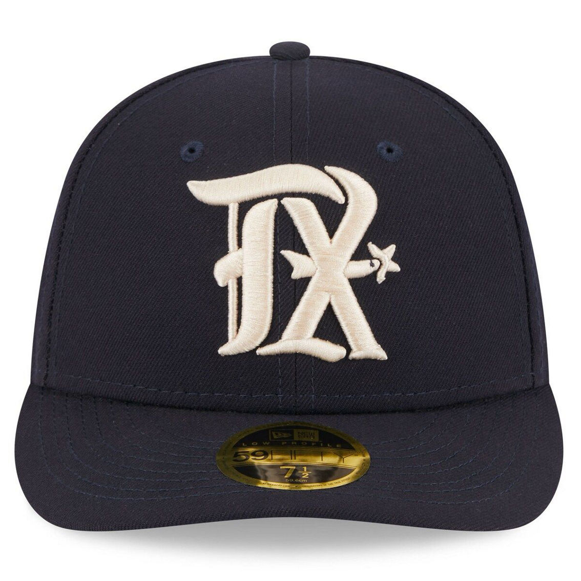 New Era Men's Navy Texas Rangers 2023 City Connect Low 59FIFTY Fitted Hat - Image 3 of 4