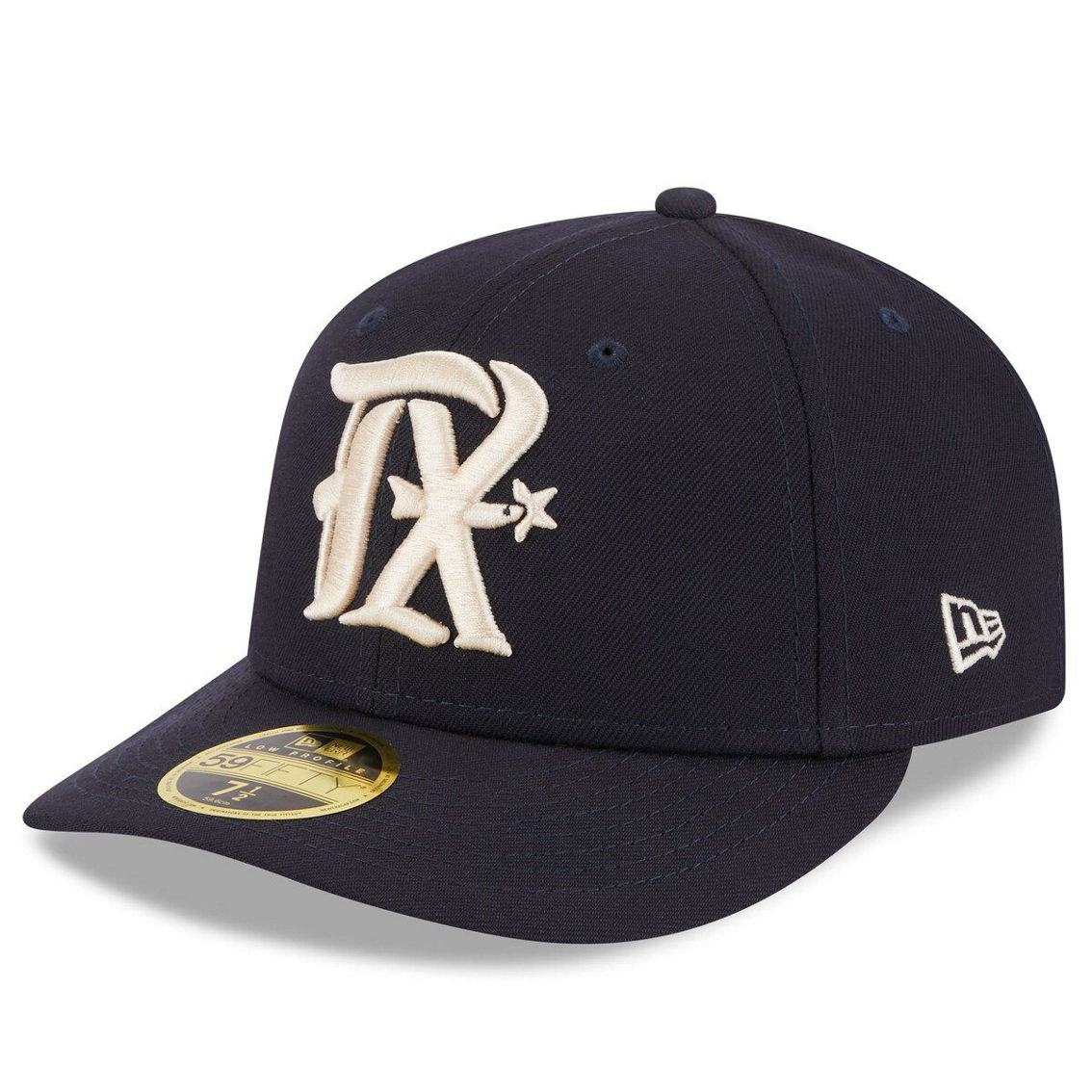 New Era Men's Navy Texas Rangers 2023 City Connect Low 59FIFTY Fitted Hat - Image 4 of 4