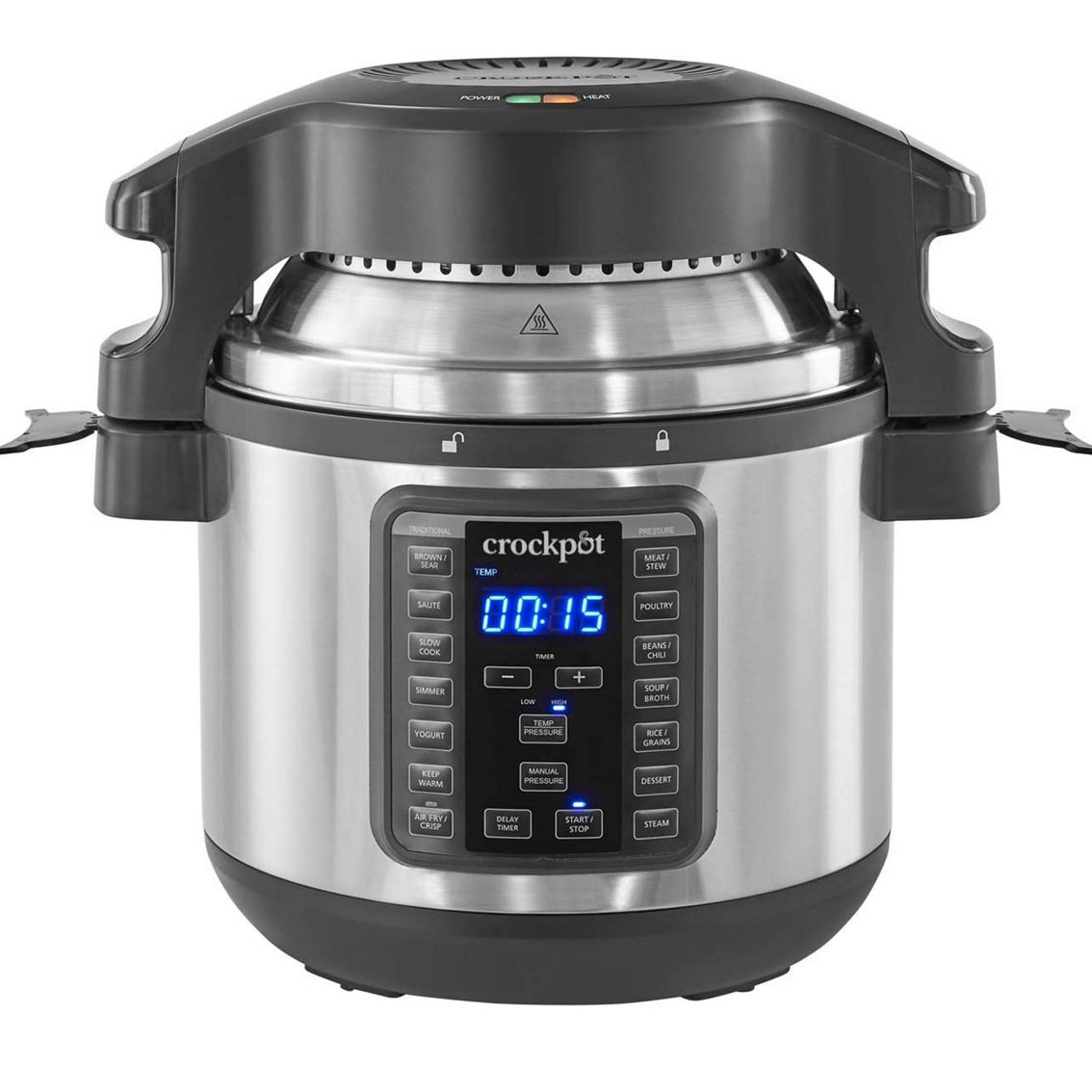 Crock-pot - 8-qt. Express Crock Programmable Slow Cooker And